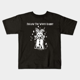 Follow the White Rabbit Kids T-Shirt